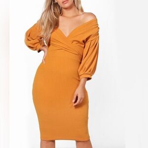 Boohoo • Off Shoulder • Dress